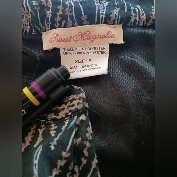 Precious Modest Maxi Dress Sweet Magnolia Womens S EUC Cottagecore Boho - Picture 3 of 9